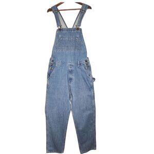 Uskees Womans Man Manchester Overalls Light Wash Blue Jean W34 10-12